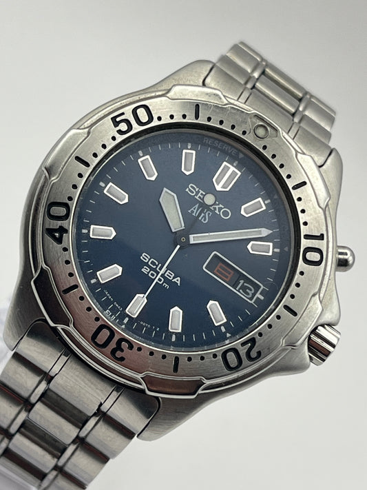 Seiko AGS Kinetic Scuba 5M43-0C30 — Air Diver's 200m