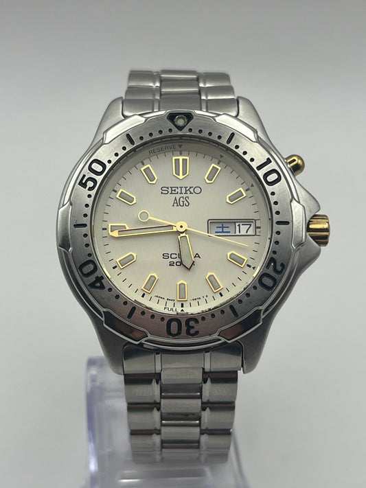 Seiko Kinetic AGS Scuba 5M43-0C30 — Taucher 200m JDM