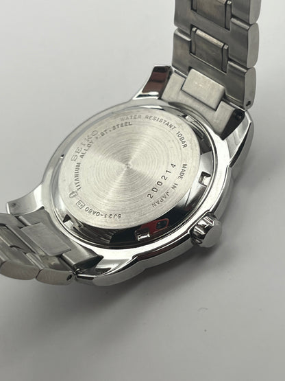 Seiko Brightz Kinetic Auto Relay 5J21-0A80 — Titane JDM 2002
