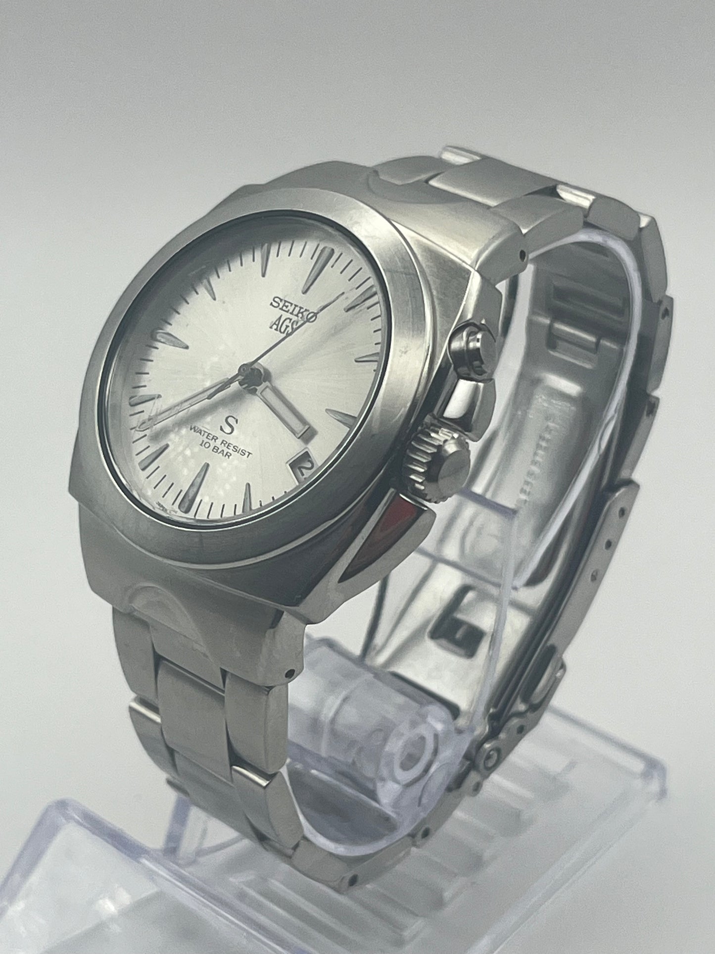 Seiko AGS Kinetic "S" 5M42-0E50 — Acier, 100m