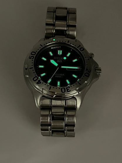 Seiko AGS Kinetic Scuba 5M43-0C30 — Air Diver's 200m