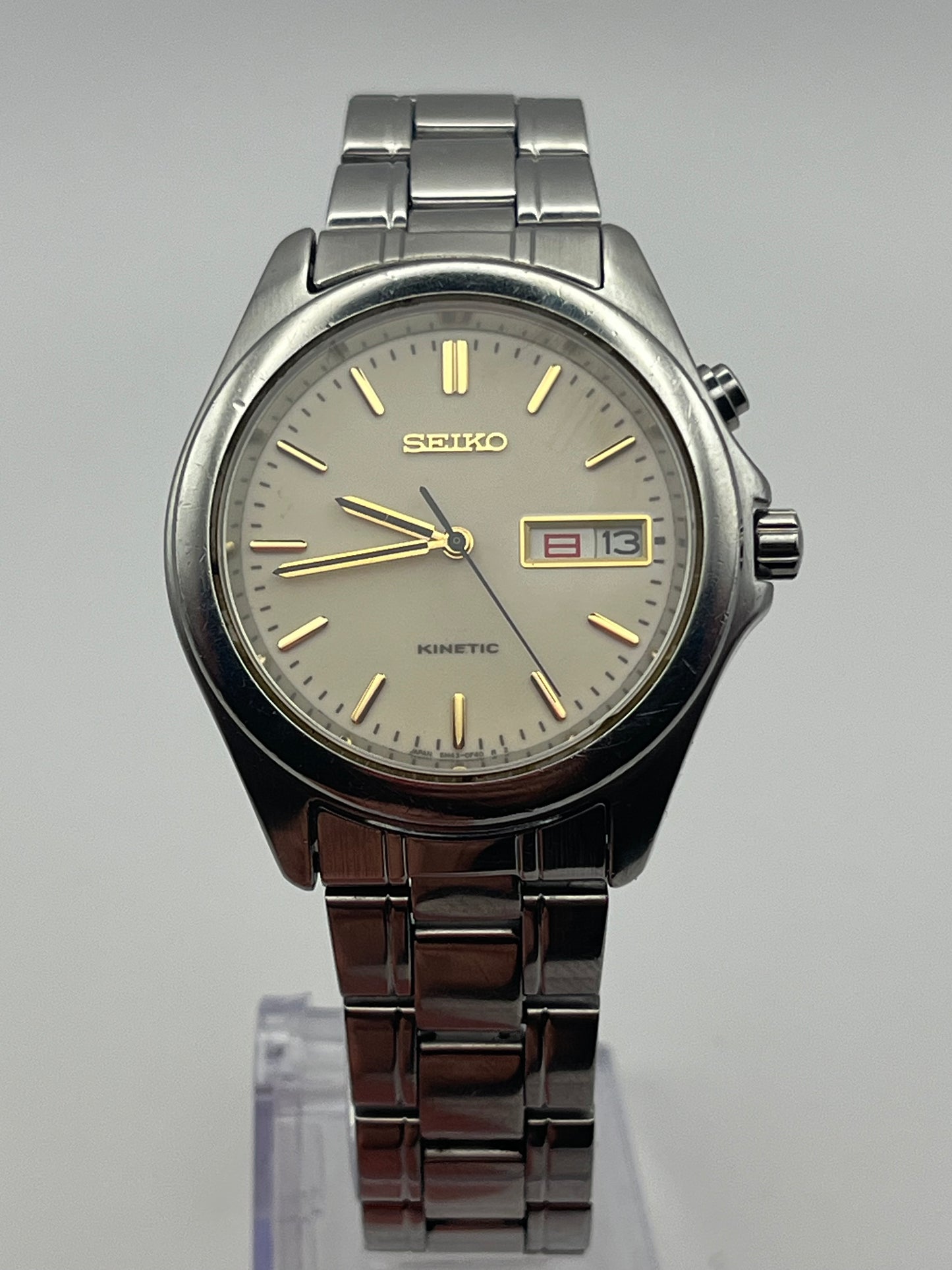 Seiko Kinetic Day Date 5M43-0E10 — JDM 1999