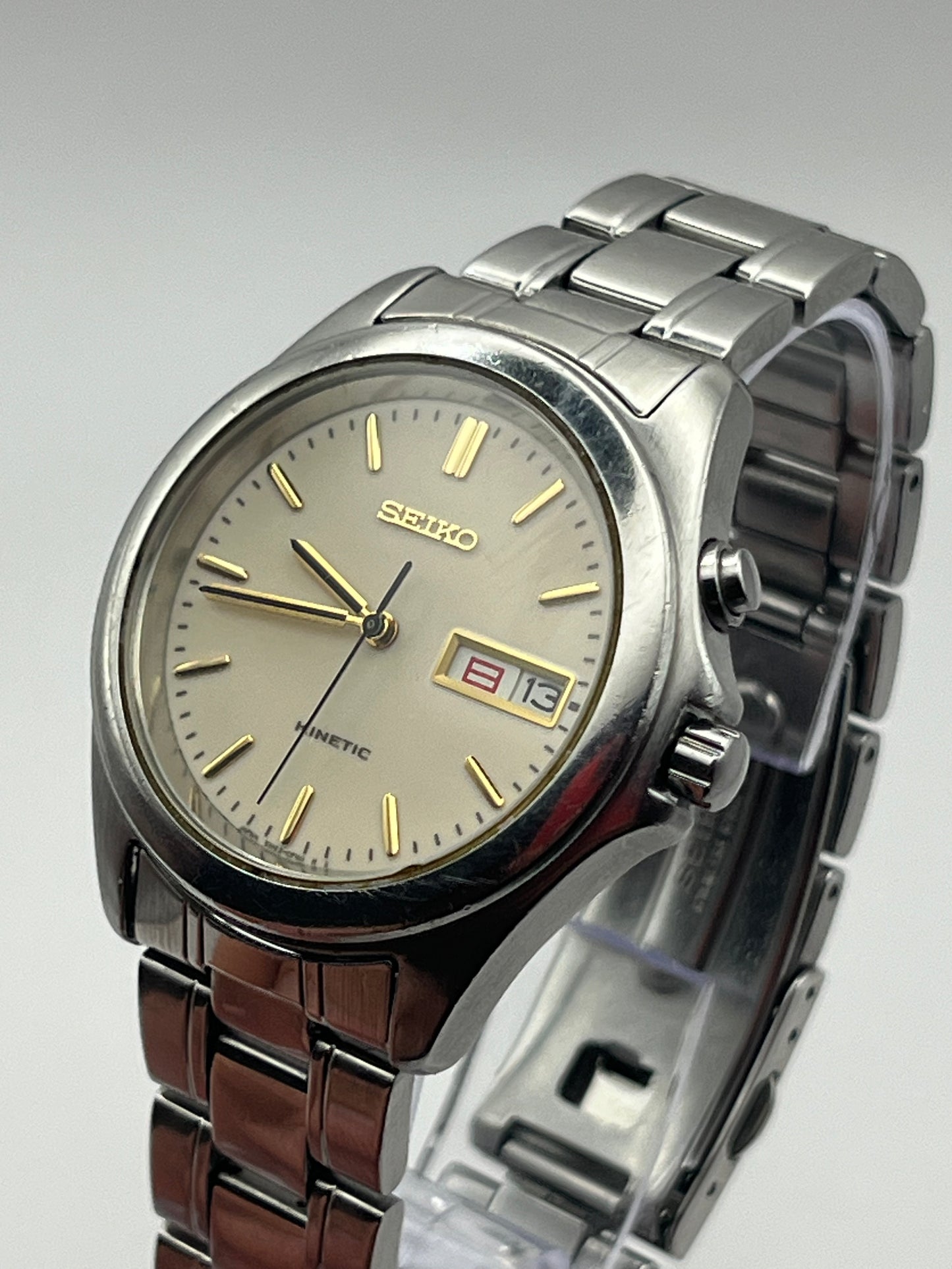 Seiko Kinetic Day Date 5M43-0E10 — JDM 1999