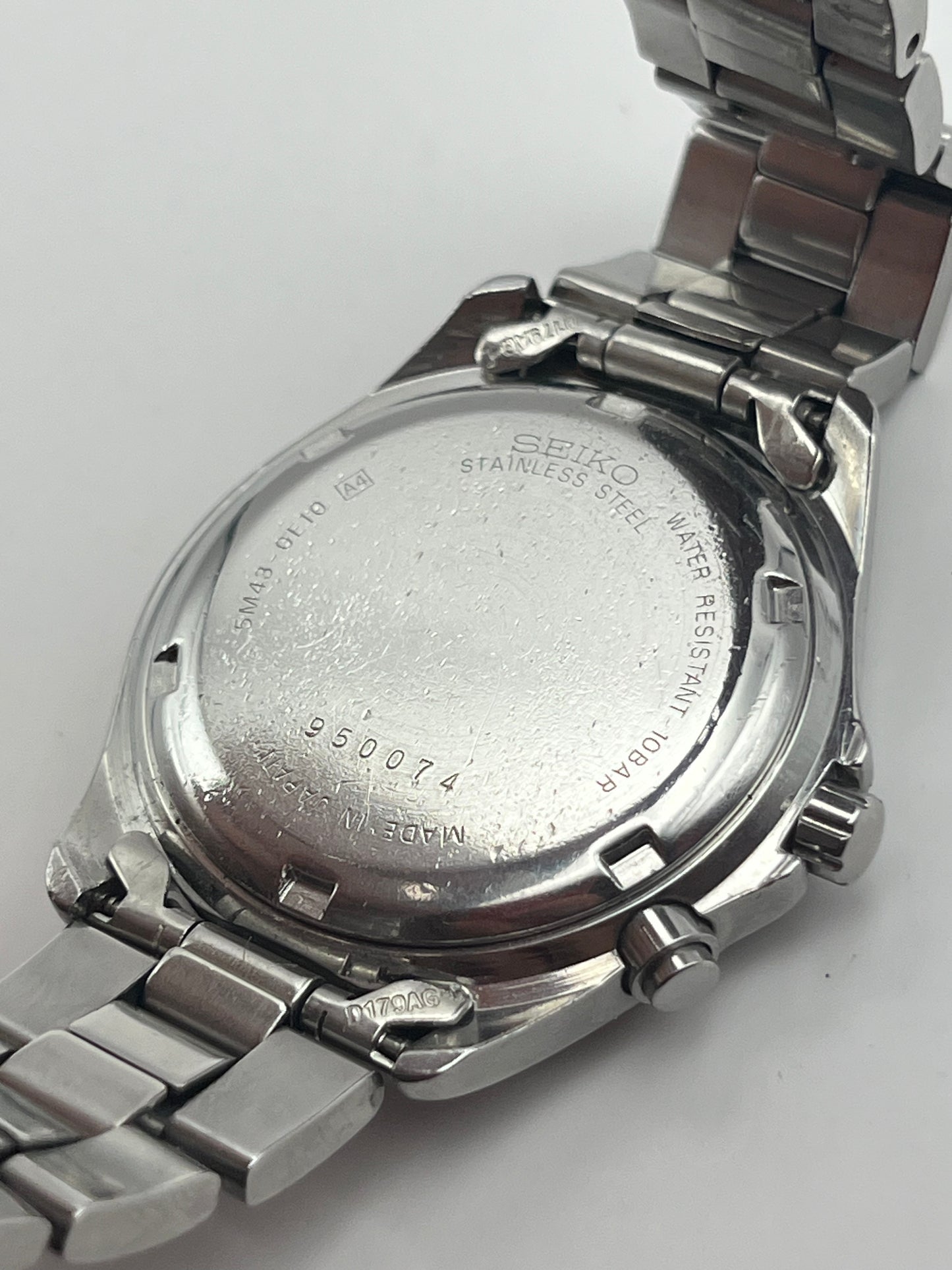 Seiko Kinetic Day Date 5M43-0E10 — JDM 1999