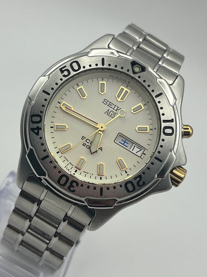 Seiko Kinetic AGS Scuba 5M43-0C30 — Diver's 200m JDM